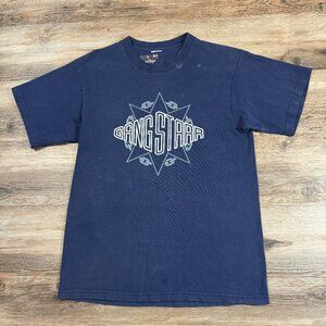 90s VINTAGE GANG STARR ORIGINAL OG RAP TEE SHIRT SINGLE STITCH HIP HOP GURU